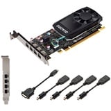 PNY Quadro P1000 V2, 4GB GDDR5, 4x mDP, Smallbox (VCQP1000V2-SB)