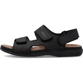 Rieker Freizeitsandalen Herren Schwarz 43