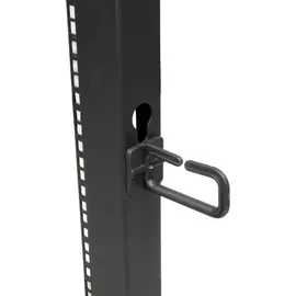 Startech 25HE 4-Pfosten Server Rack, 19 Zoll Open Frame Serverrack, 101cm Montagetiefe, 544kg Traglast, mobil oder Bodenmontage