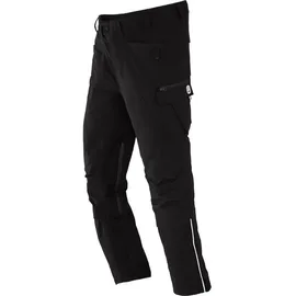Terrax Workwear Arbeitshose im sportlichen Look - Bundhose mit reflektierenden Details in Schwarz 50