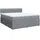 vidaXL Boxspringbett 180 x 200 cm Hellgrau