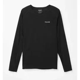 NNormal Merino Langarm-T-Shirt schwarz L