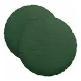 vidaXL Sitzkissen 40 x 40 cm Dunkelgrün