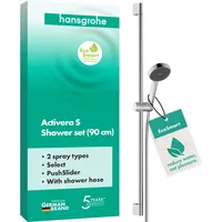 Hansgrohe Activera Select S Duschset mit Duschstange (0,90 m),