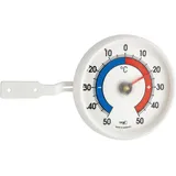 10x TFA Fensterthermometer, Thermometer + Hygrometer, Weiss