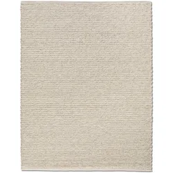 Allgäuer Teppichmanufaktur Webteppich Alpina Look 200 x 250 cm Schurwolle Beige Creme