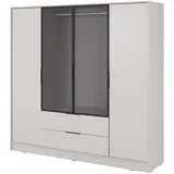 masseno Drehtürenschrank CATERINA 206 x 200 x 51 cm Gelb