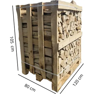 Kaminholz Buche 25 cm | 1 Raummeter (Box) | Kammergetrocknet | Premium Brennholz