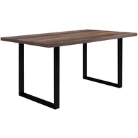Forte TABLES Tisch nicht ausziehbar, Holzwerkstoff, Old Wood Vintage,