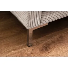 trends by hg Couch Cord 3-Sitzer Beige