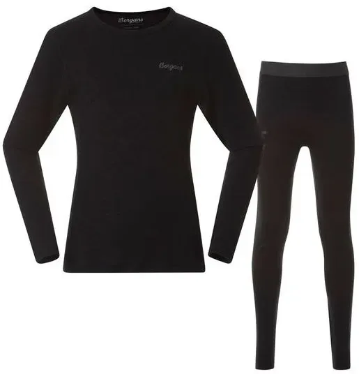 Bergans Allround Merino Baselayer Set Kids/Junior black (91) 128