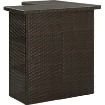 vidaXL Gartenbar Set 8-tlg. Braun