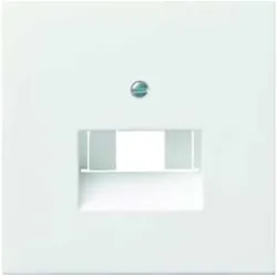1St. Gira 0270112 Abdeckung UAE/IAE + Netzwerk Flächenschalter Reinweiß