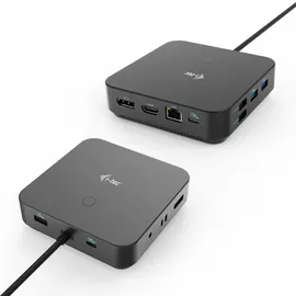iTEC i-tec USB-C HDMI Dual DP Docking Station mit Power Delivery 100 W
