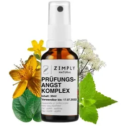 ZIMPLY NATURAL Prüfungsangst Komplex 30 ml