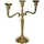 AC-Deco Kerzenhalter 3 Köpfe Gold