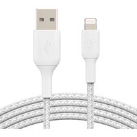Belkin Lightning/USB-C Kabel ummantelt mfi 1m weiß