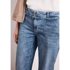 STREET ONE Loose-fit-Jeans "Style Emee", Wide Leg.mw.mid blau 27