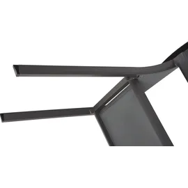 Garden Pleasure Gartenmöbel-Set Rana 5-teilig mit Keramik-Tisch Dunkelgrau