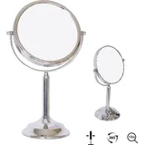 MuCoLa Kosmetikspiegel Vergrößerung Spiegel Schminkspiegel Rasierspiegel 10Fach Stand