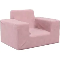 Kindersofa Rosa Weich Plüsch