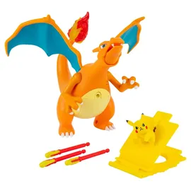 Jazwares Feuer & Flug Glurak 15cm Spielfigur