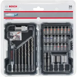 Bosch Professional Bohrer-/Bitset/Steckschlüsselsatz, 35-tlg. (2607017328)