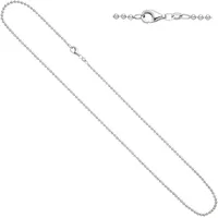 Jobo Kugelkette 925 Silber diamantiert 1,2 mm