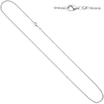 Jobo Kugelkette 925 Silber diamantiert 1,2 mm