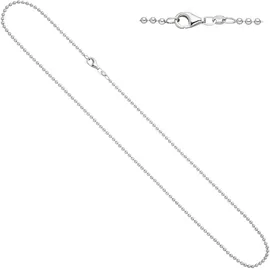 Jobo Kugelkette 925 Silber diamantiert 1,2 mm