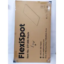 FlexiSpot Tischplatte ahorn rechteckig abgerundet 140,0 cm 80,0 cm