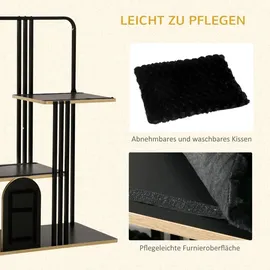 PawHut Kratzbaum 128 cm schwarz
