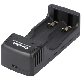 Camelion 18650 USB Li-Ion Ladegerät inklusive Micro USB Ladekabel passend für 1 oder 2 Li-Ion Akku 18650er