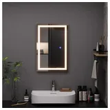 Vicco Miral 60 x 40 cm mit Frontlight Beleuchtung, Model 55488 - Transparent