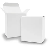 itenga Geschenkbox 50x itenga Quader Faltschachtel aus Karton 8x4x9cm weiß Gastgeschenk