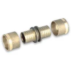Presskupplung reduziert für Fernwärmeleitung Heizung, PN6 (Ausführung: 32 - 25 mm)
