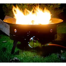 BBQ-Toro Gas Feuerstelle mit Lavasteinen | 48 cm - 12 kW Gasfeuerstelle