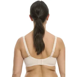 SUSA Bügelloser BH "Classic", Damen, Gr. 105, Cup C, beige (sand), Obermaterial: 54% Polyamid, 27% Baumwolle, 19% Elasthan, unifarben, bequem, BHs, Spitze, genähte Cups, Jacquard-Muster, elastisch, Komfortträger