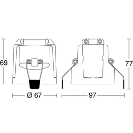Steinel Deckeneinbau-Adapter 079543