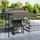 Outsunny Grillpavillon 2,42 x 1,49 m Braun