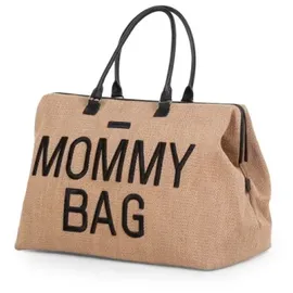 Childhome Childhome, - Wickeltasche, Mommy Bag, Raffia LOOK beige - Beige
