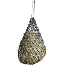 Kerbl Heunetz Heuraufe Beschäftigungsnetz Heusack Futternetz, Engmaschig 5x5 cm Schwarz