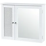 [en.casa] Karlsøy 60 cm weiß mit Beleuchtung