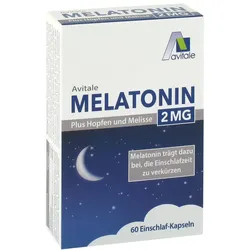 Melatonin 2mg Plus Hopfen und Melisse 60 ST