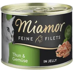MIAMOR Feline Filets Thunfisch mit Gemüse in Gelee 185 g