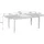 Merxx Ausziehtisch 200 x 90 x 75 cm silber/grau