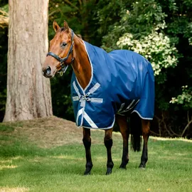 Horseware Amigo Bravo 12 Turnout Wug Medium 250g 145 cm Navy/Grau/Silber