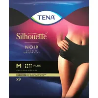 TENA SILHOUETTE Plus M noir Inkontinenz Pants 9 St
