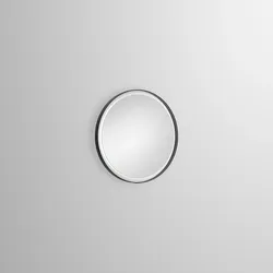 Alape Spiegel „Designspiegel“ 600 × 600 mm in Mattschwarz