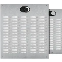Comelit IX0570 Frontplatte Switch, 70 Teilnehmer, 5-reihig, V4A